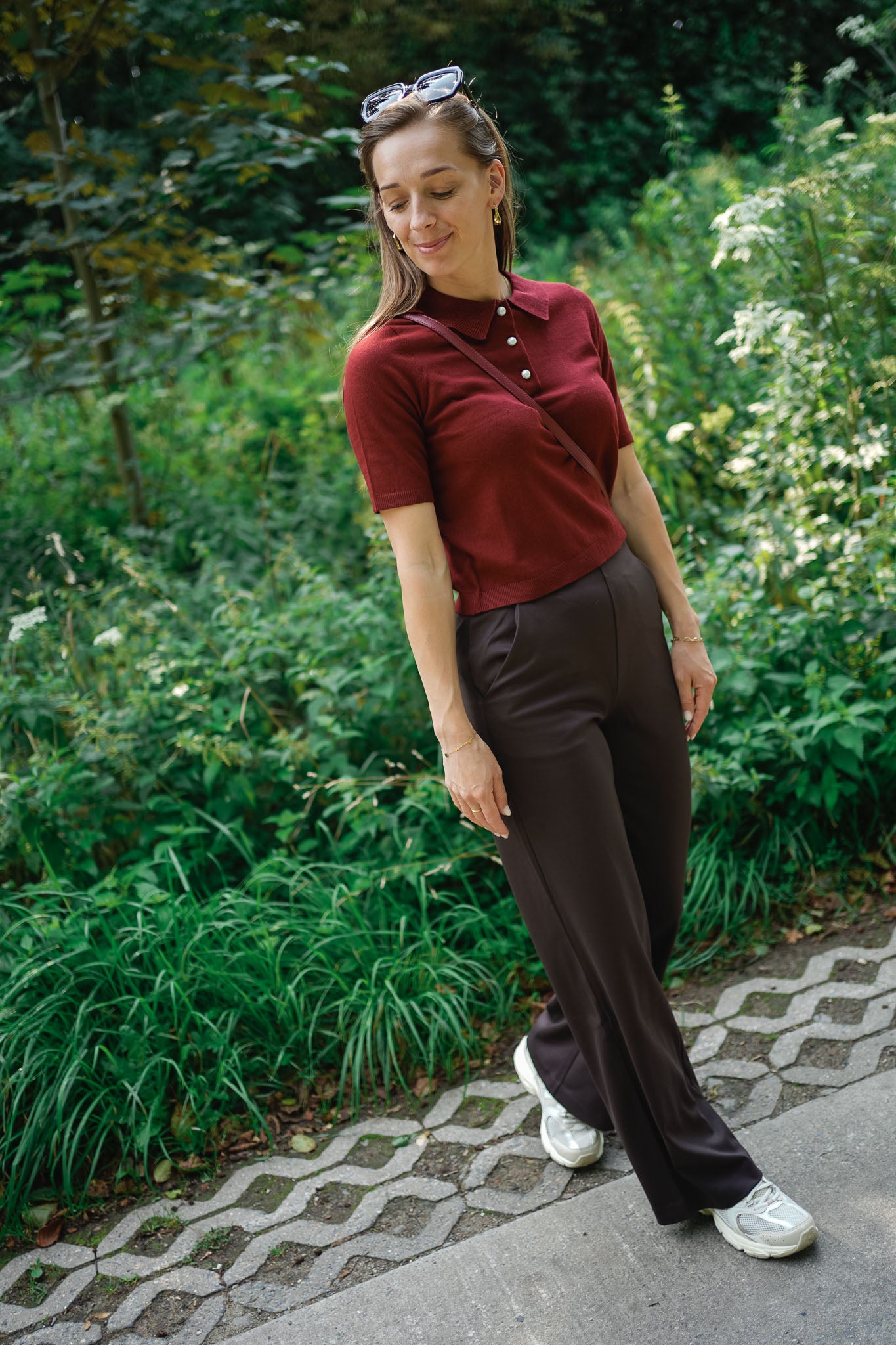 Ichi Kate Pants Chocolate