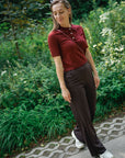 Ichi Kate Pants Chocolate