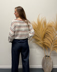 Only Geena knit stripe Rood