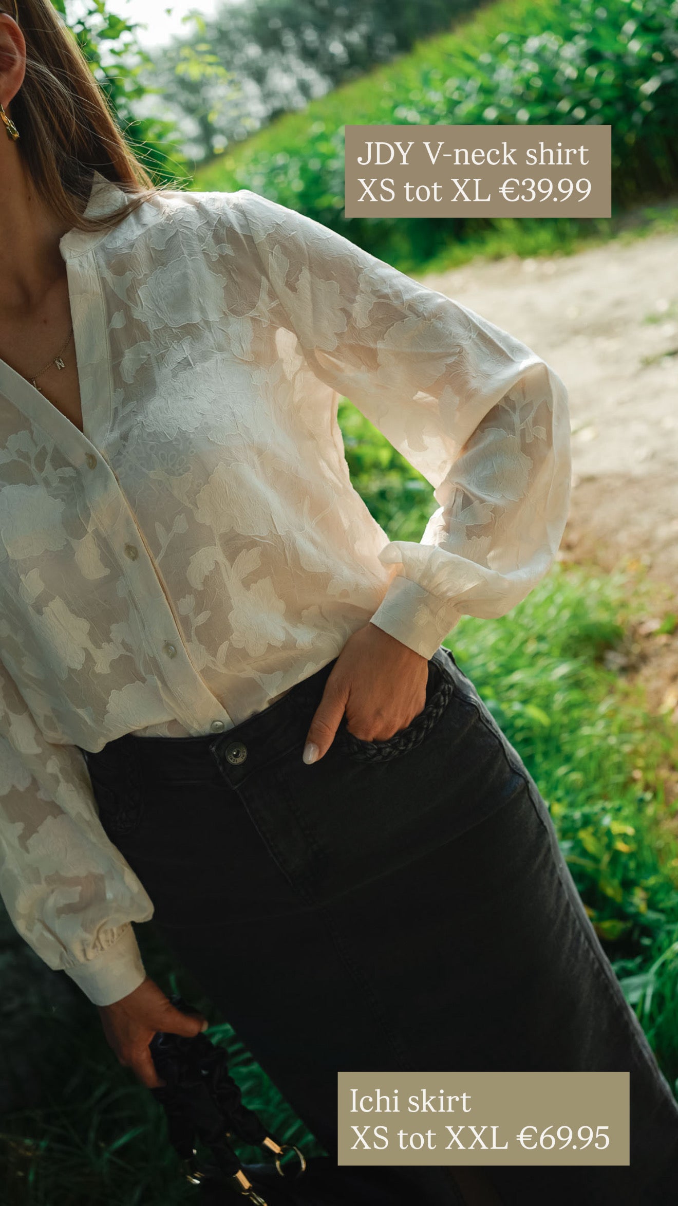 Jdy Grace Shirt ecru