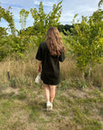 Only gry dress green