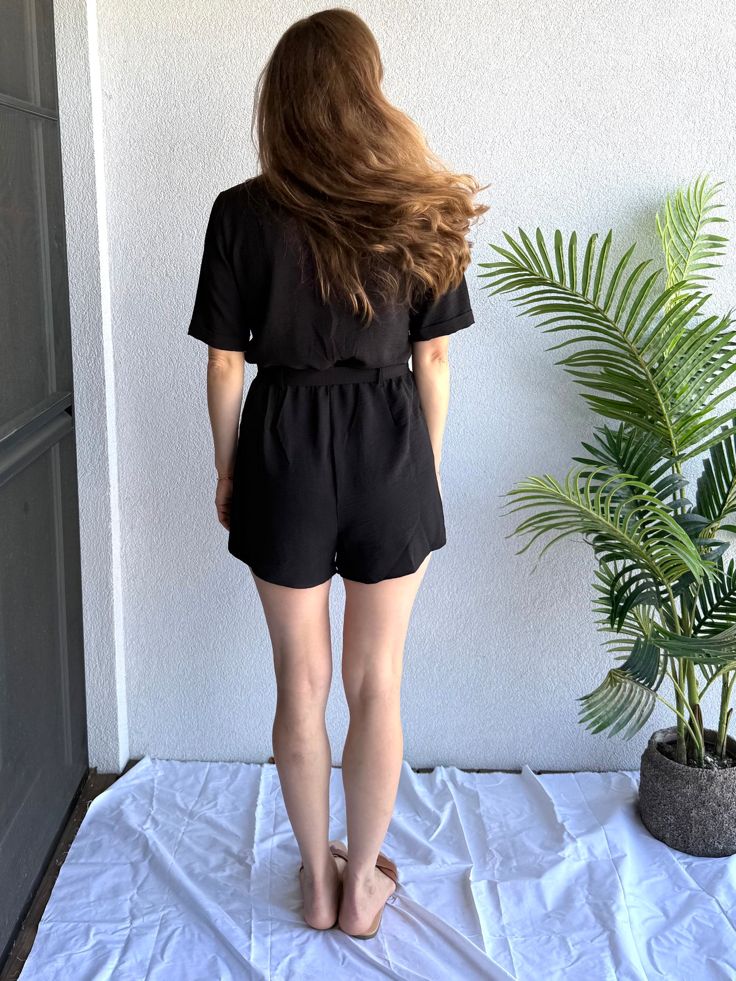 Only Macha playsuit black