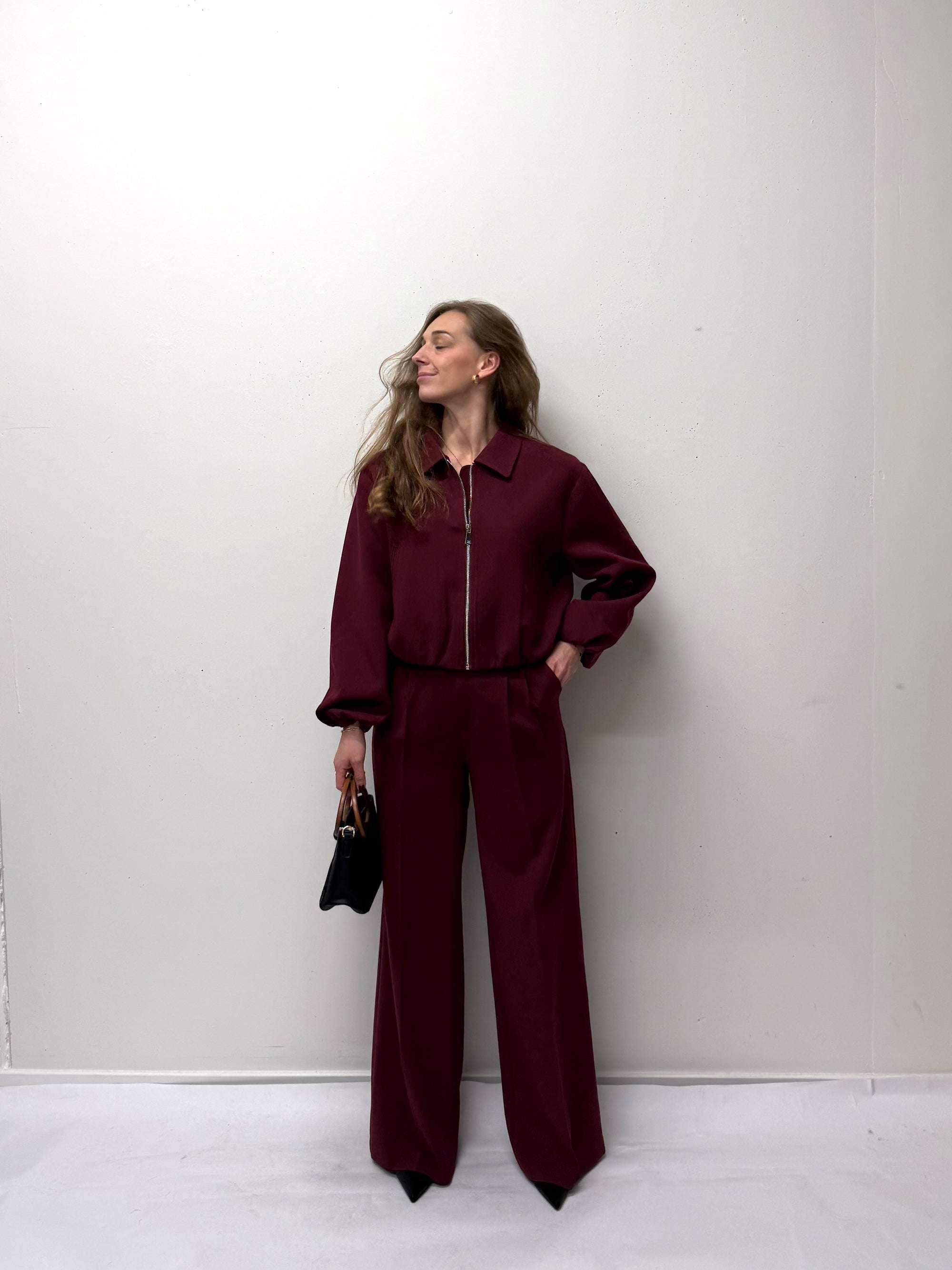Mona Pants Bordeaux