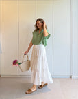Marie green blouse