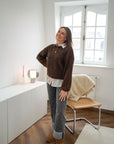 Polkadot Knit chocolat TU