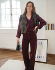 Leopard mouwloos vestje TU