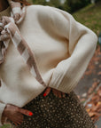 Triangle scarf Beige/ brown