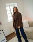 Oversized blazer brown