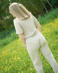 JDY Lion String Top Beige