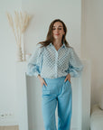 Luna Blouse blauw