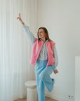 Teddy Vest pink