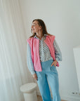Teddy Vest pink