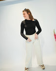 Jdy Misty Asymetric top Black
