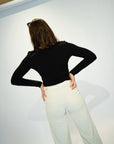 Jdy Misty Asymetric top Black