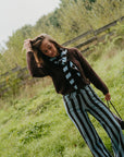 Triangle scarf Brown/Blue