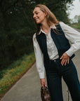The striped jeans