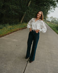 The striped jeans