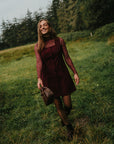 Lace longsleeve bordeaux