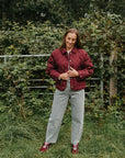 Ichi Hansa jas bordeaux