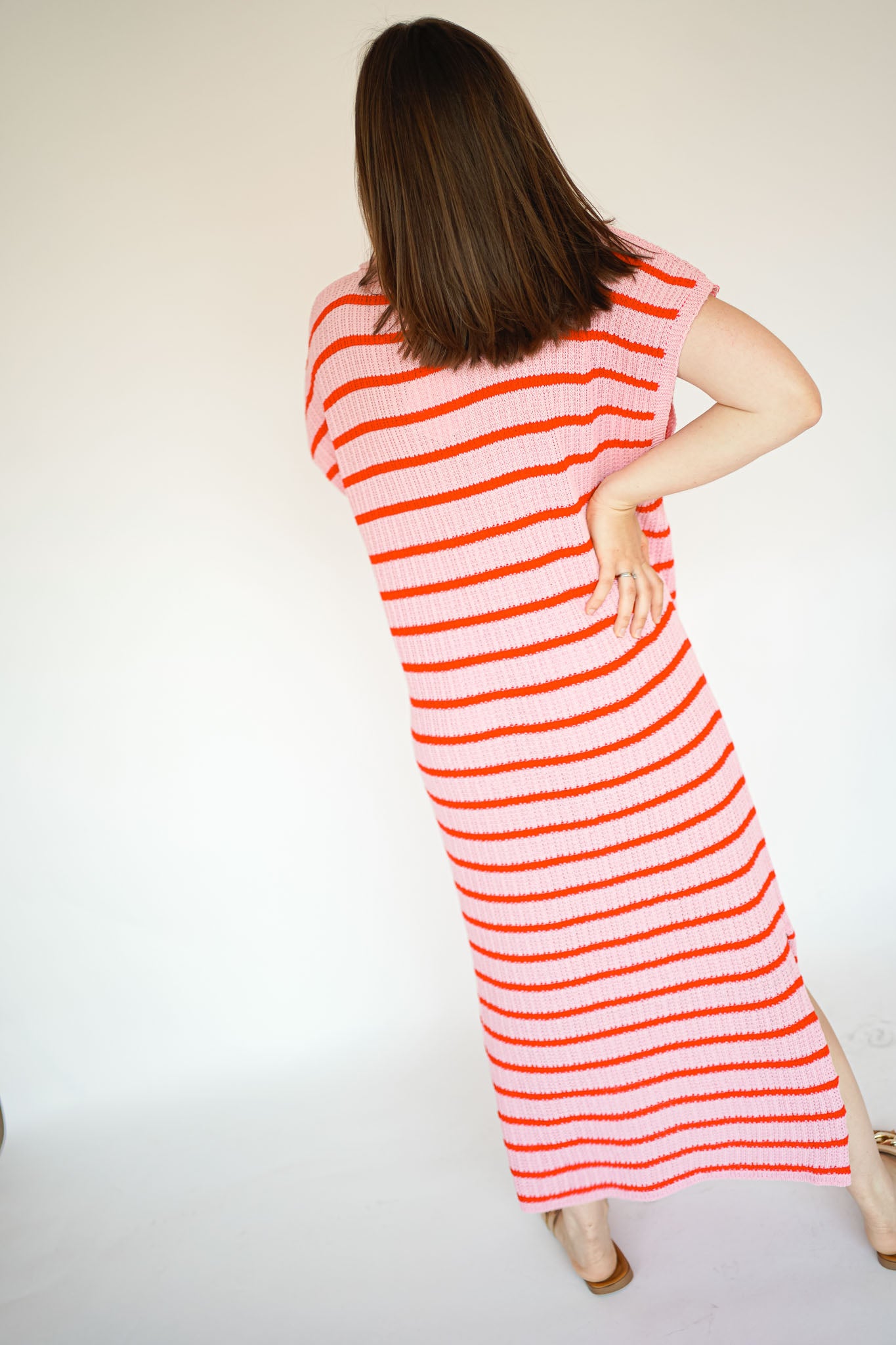 Lyna Dress Pink/Red
