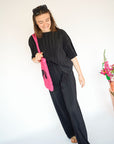 Only Ravenna Plissé Pants Black