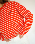 Ichi Bauma Sweater Red Striped