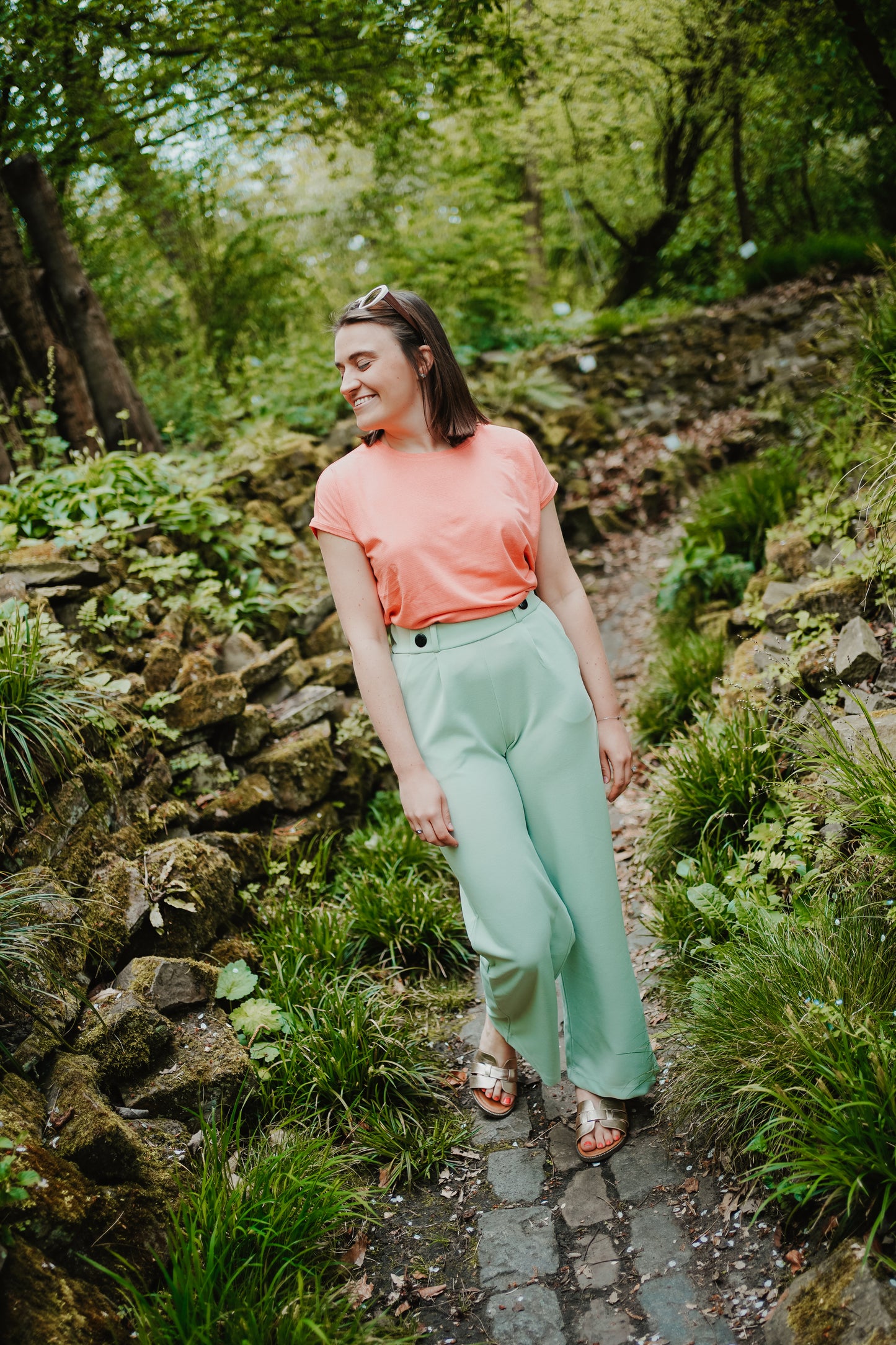 JDY Geggo Pants Mint Green