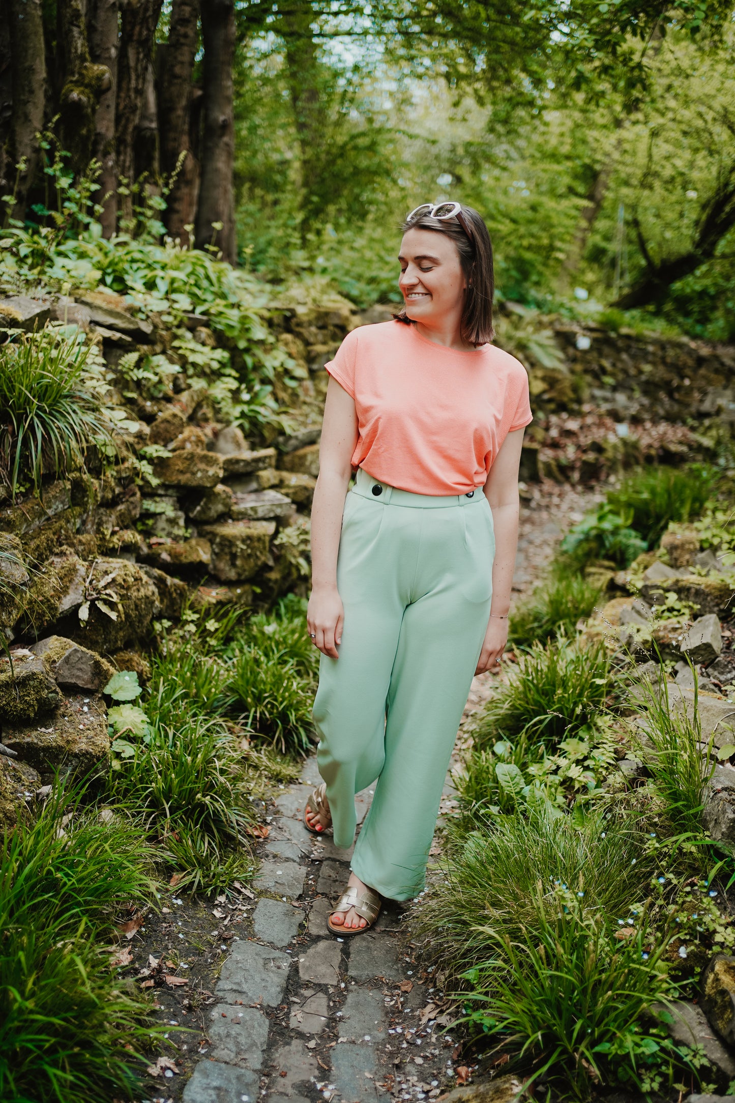JDY Geggo Pants Mint Green