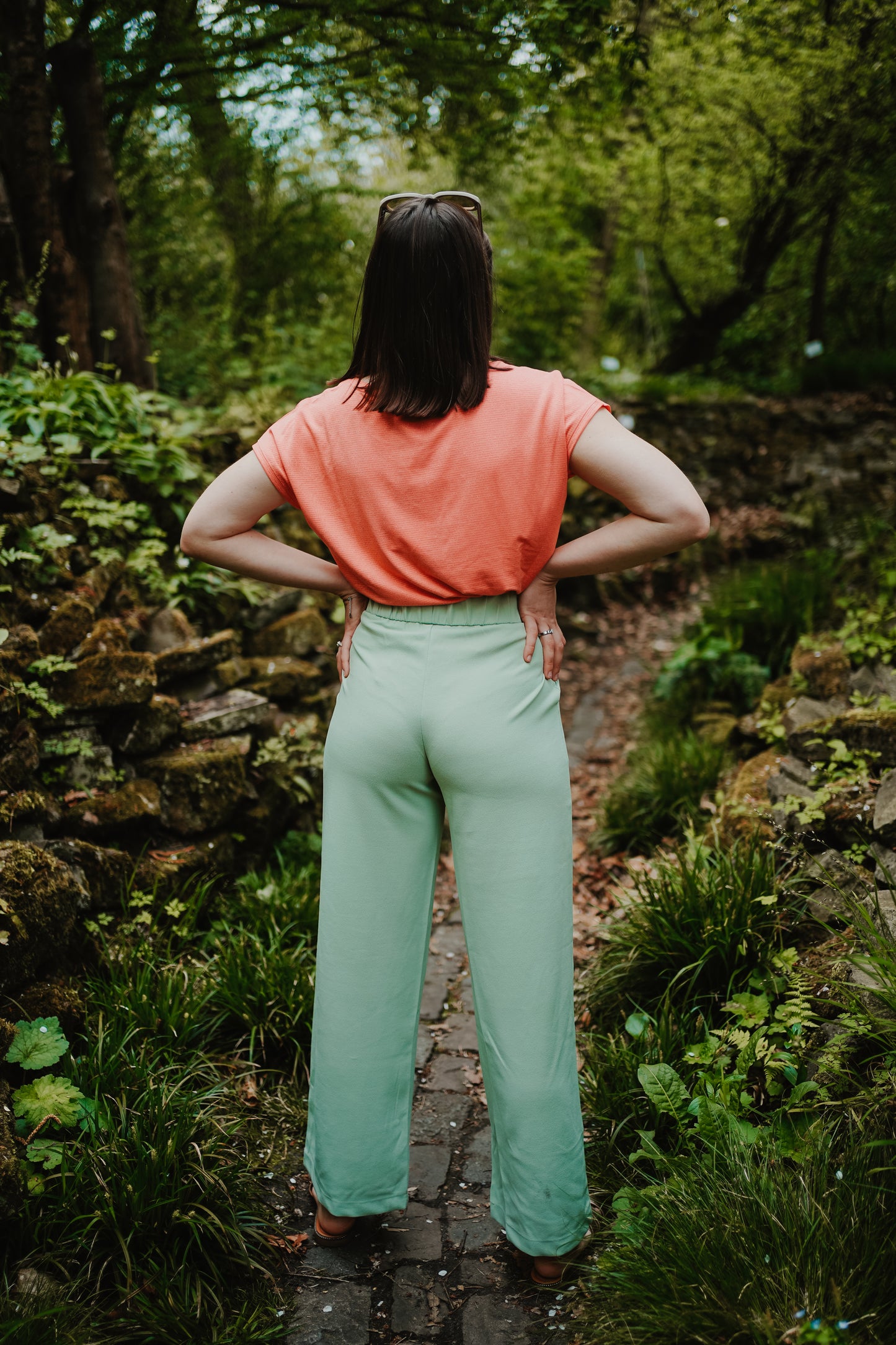 JDY Geggo Pants Mint Green