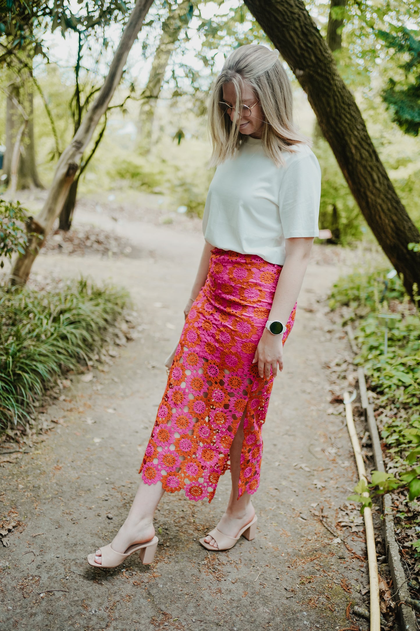 Only Yvonne Skirt Pink