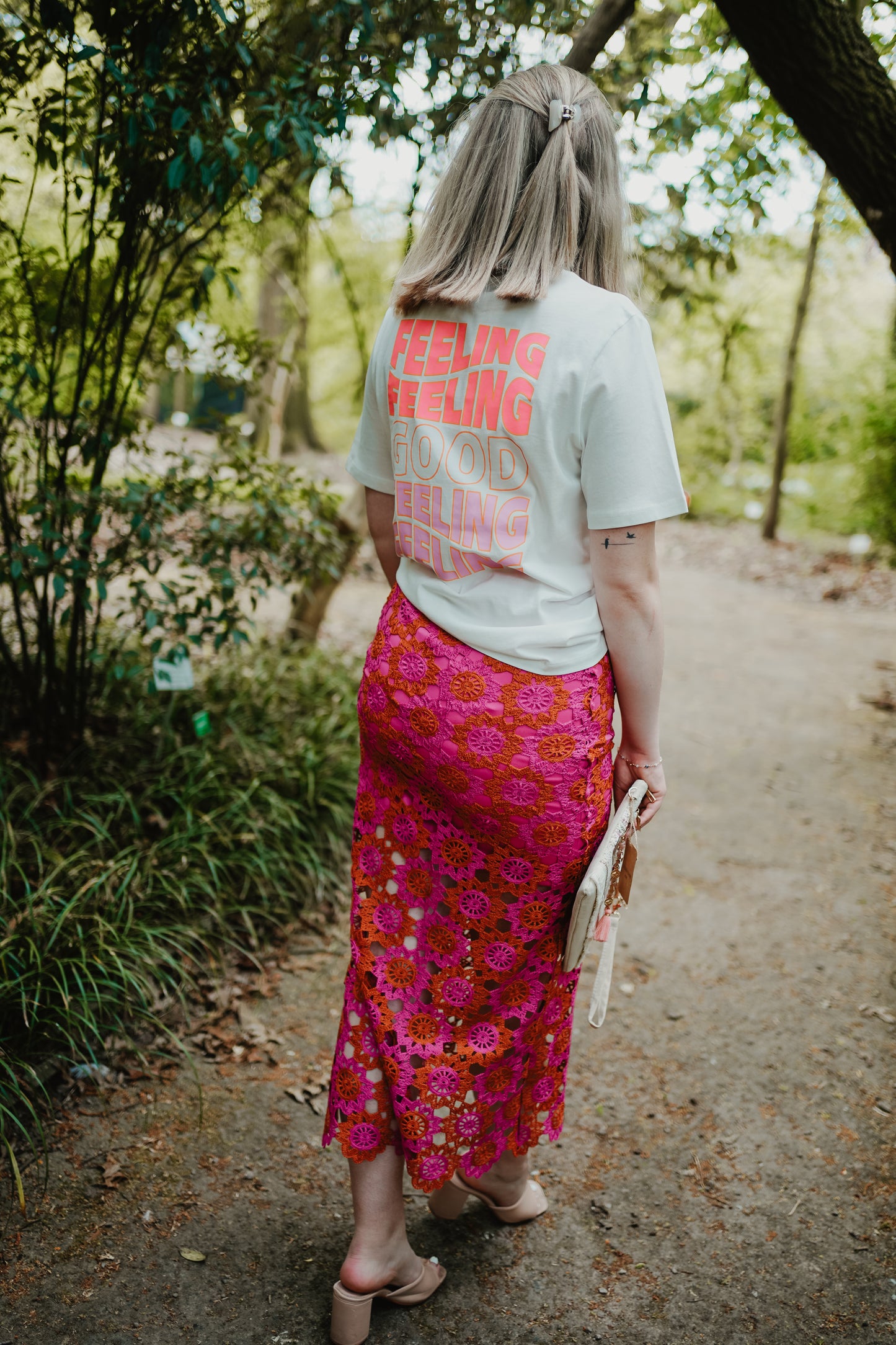 Only Yvonne Skirt Pink