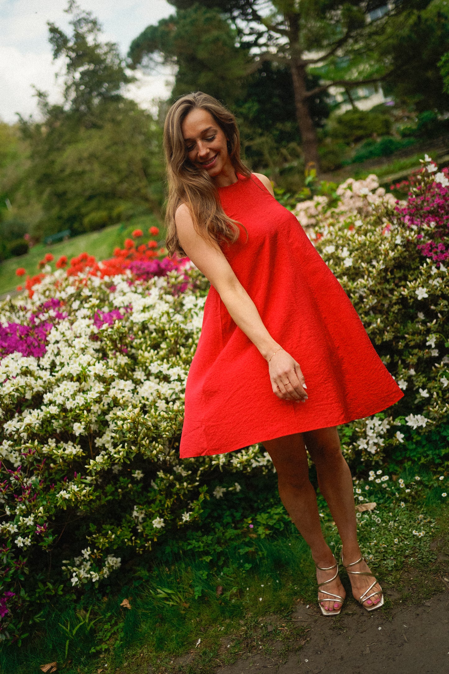 JDY Barbara Dress Red