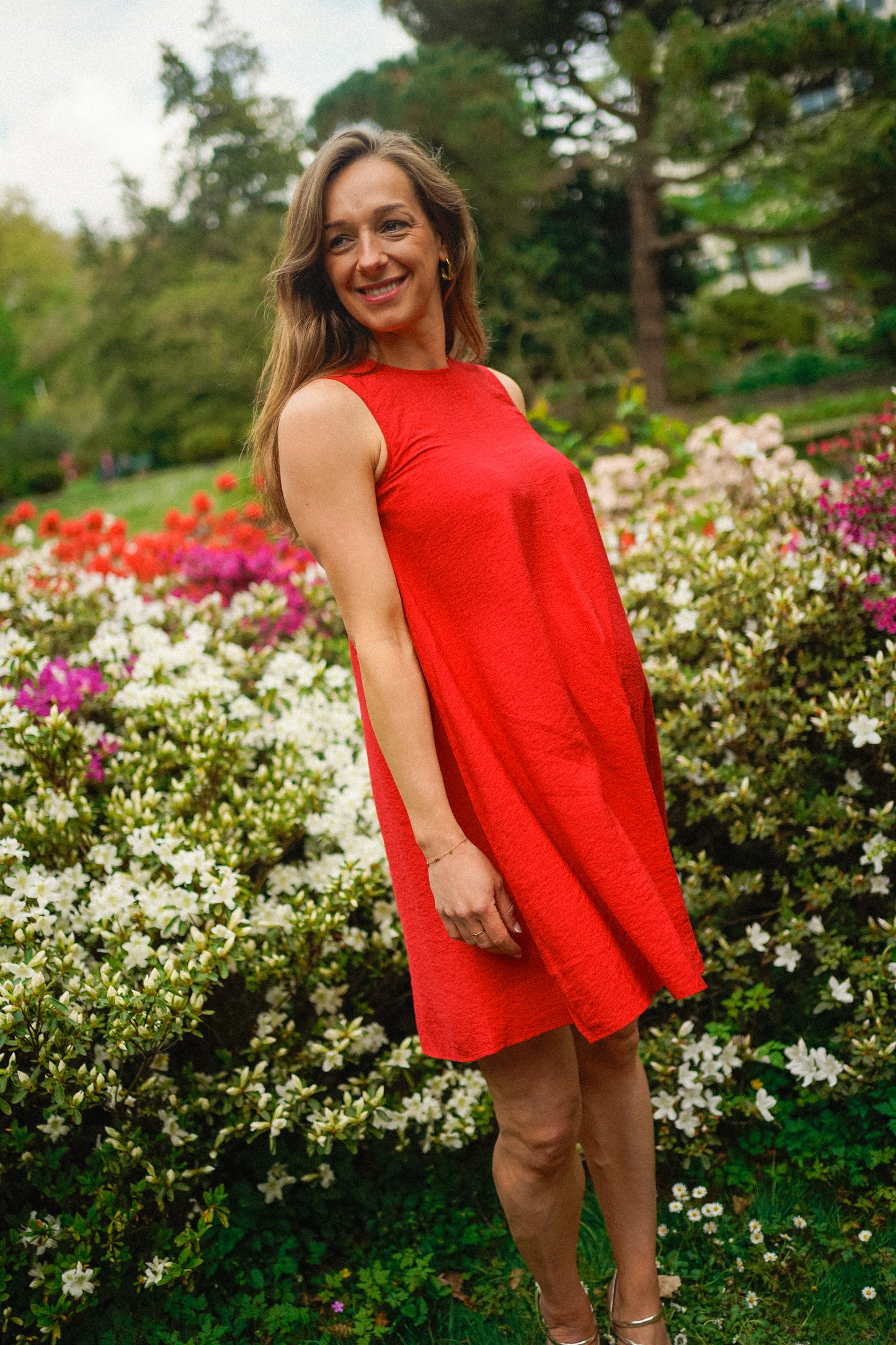 JDY Barbara Dress Red