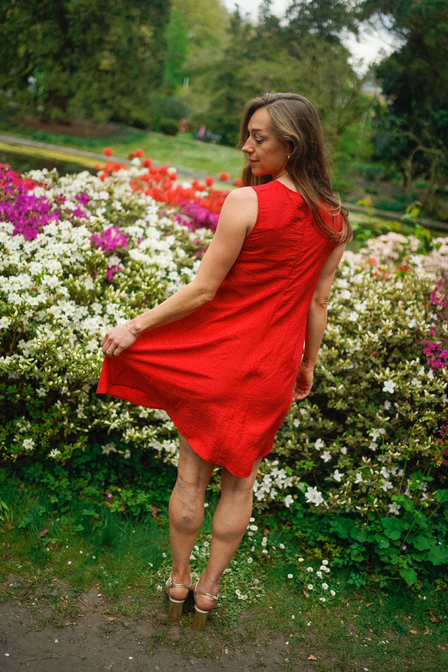 JDY Barbara Dress Red