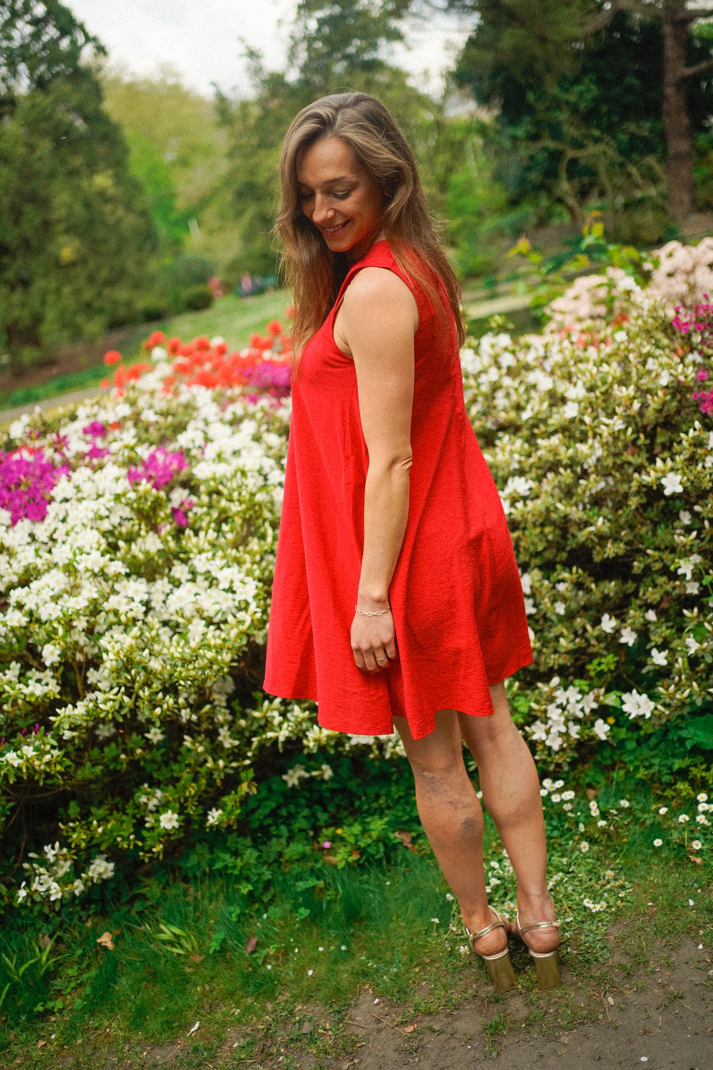 JDY Barbara Dress Red