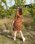 Only Gry dress brown