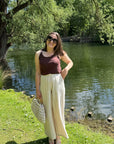 JDY Uffa top Brown
