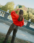 Ivy red blouse TU