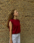 JDY Mara top bordeaux