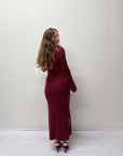 Julie Dress Bordeaux