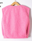Teddy Vest pink