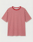 The striped t-shirt red