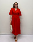 Ichi Imelda Red Dress