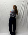 JDY Pisa longsleeve Blue/ Bordeaux