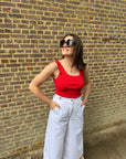 Jdy Nanna top red