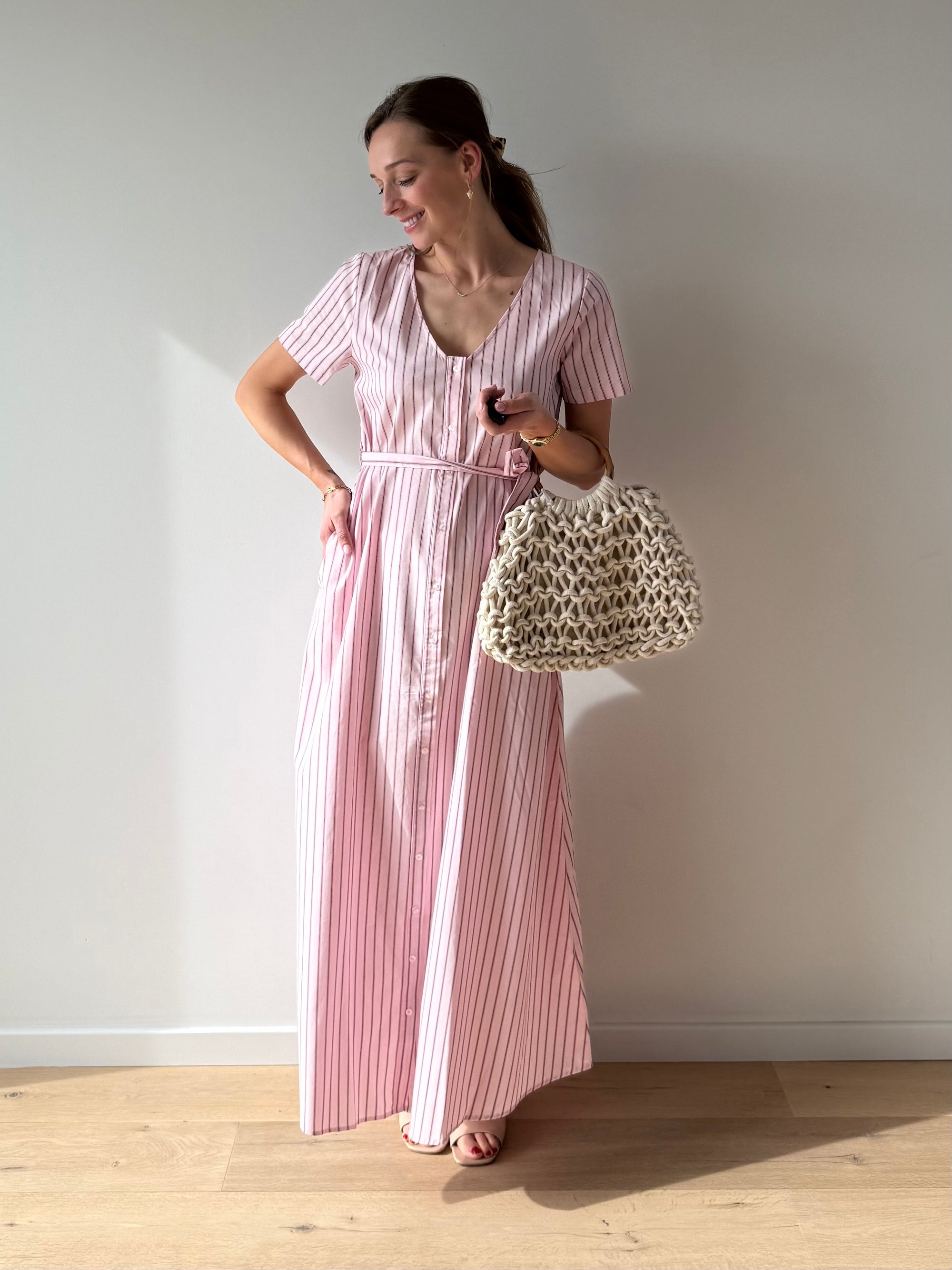 JDY Mio Maxi dress Pink