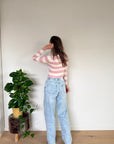 JDY Plum longsleeve stripe Pink
