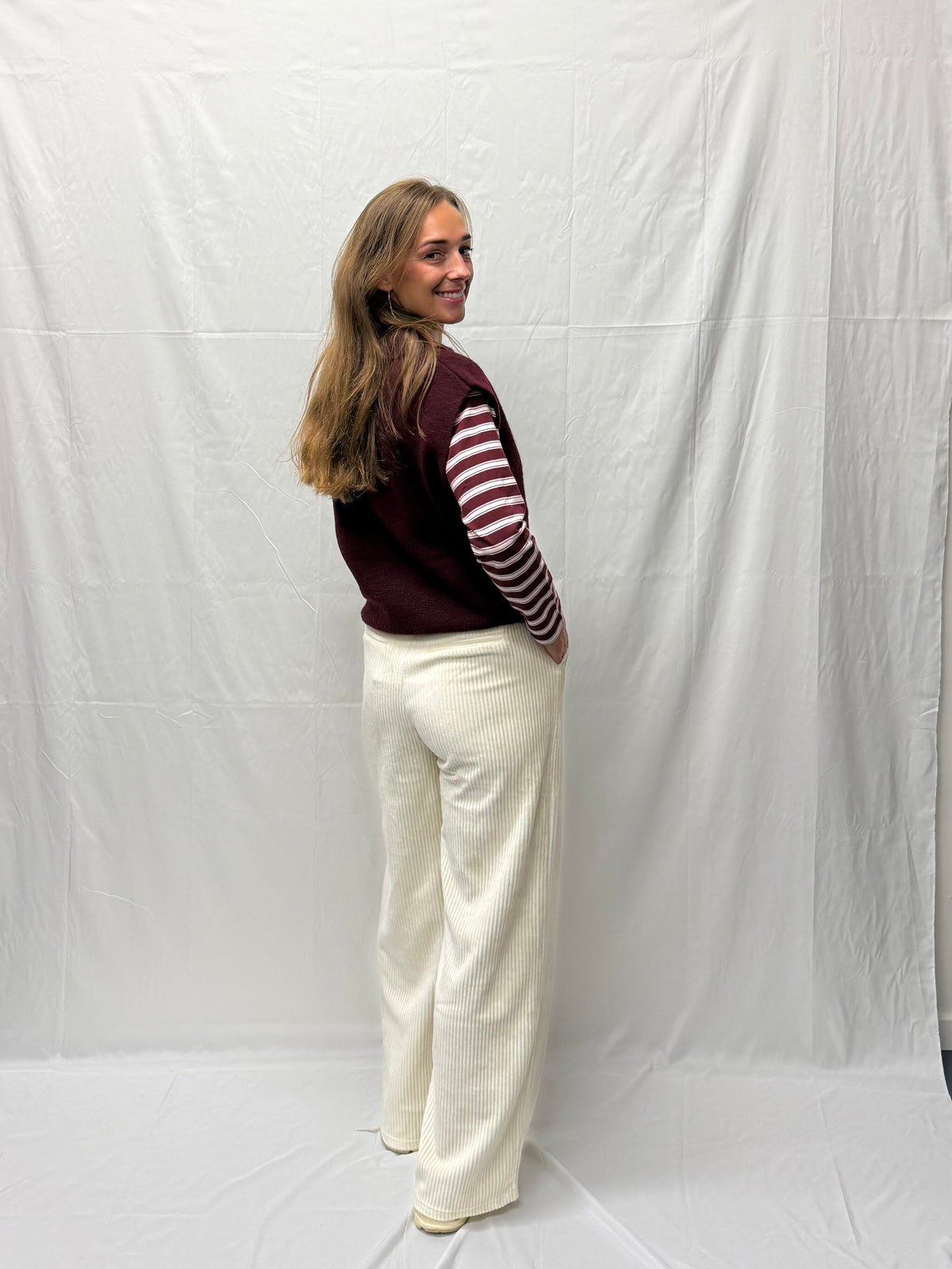 JDY Pisa Longsleeve Bordeaux/ Pink