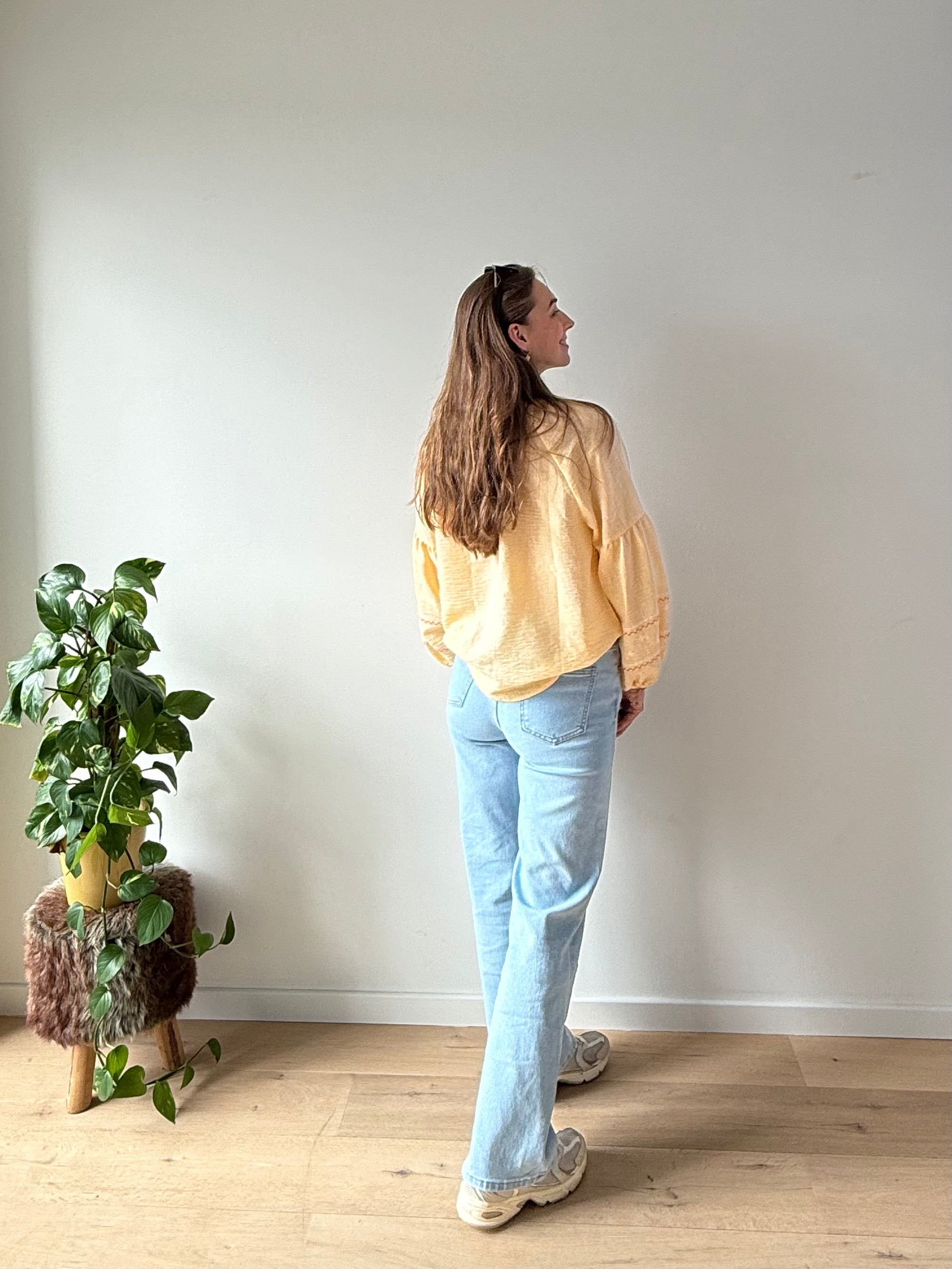 Joni Orange blouse