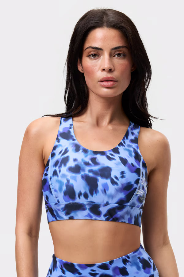 Stronger signature sports bra Blue Flow